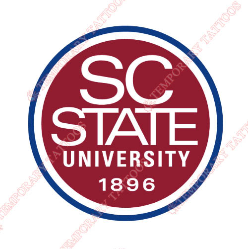 South Carolina State Bulldogs Customize Temporary Tattoos Stickers NO.6203